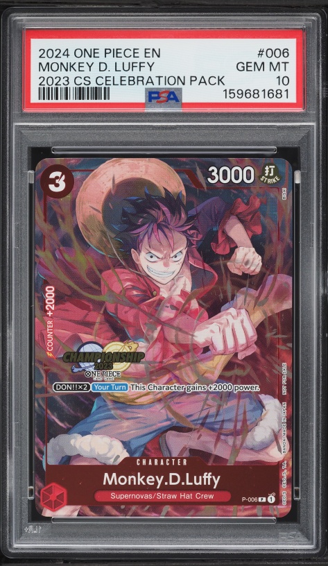 2026 One Piece Egghead Monkey D. Luffy #ST29-012 PSA 10 GEM MINT