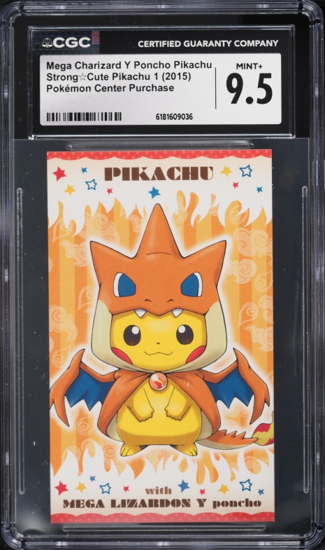 2015 Pokemon Art Academy Competition Ashley Pikachu BGS 9 MINT on
