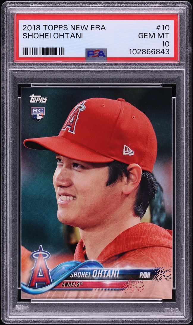 2018 Topps New Era Shohei Ohtani ROOKIE #10 PSA 10 GEM MINT