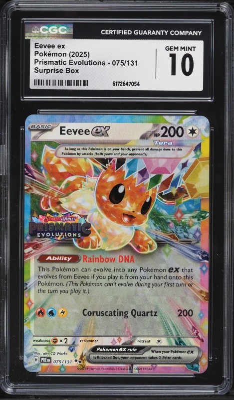 2024 Pokemon Japanese SV Terastal Fest ex SAR Eevee ex #223 PSA 10