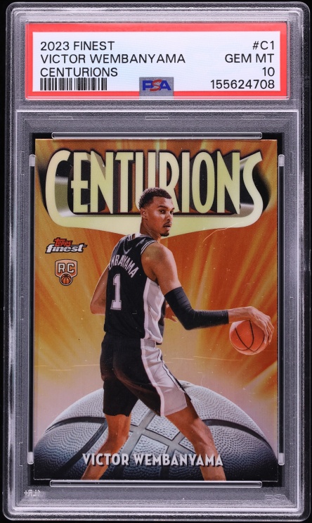 2023 Finest Centurions Victor Wembanyama ROOKIE #C-1 PSA 10 GEM MINT