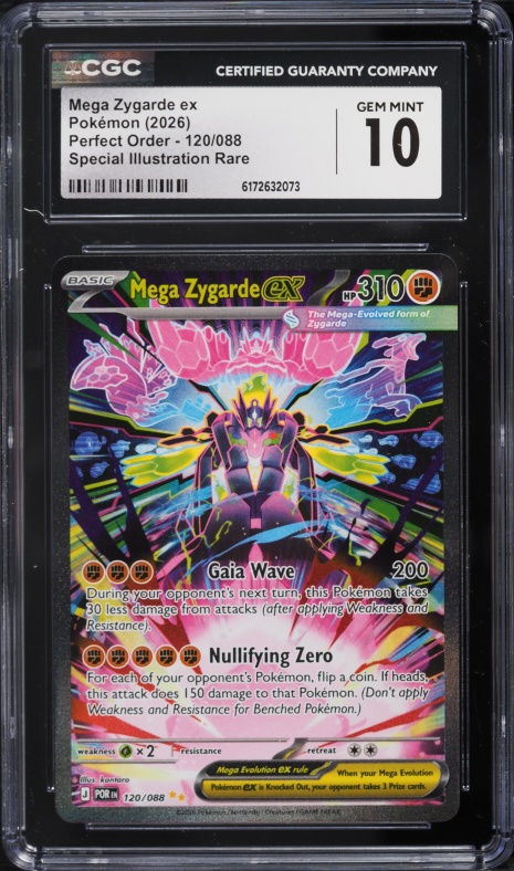 2026 Pokemon Japanese M3-Nullifying Zero SAR Mega Zygarde Ex #113
