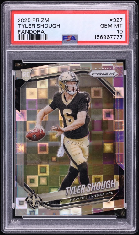 2025 Panini Prizm Pandora Tyler Shough ROOKIE /400 #327 PSA 10 GEM MINT