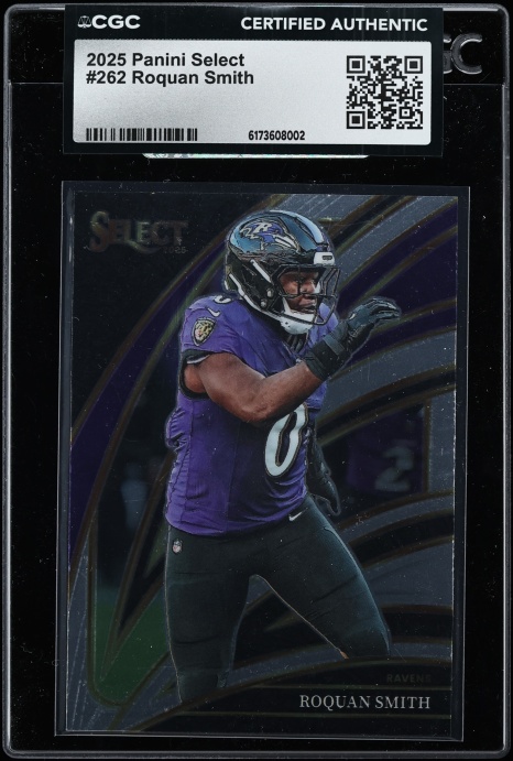 2025 Select Club Level Roquan Smith #262 CGC AUTH