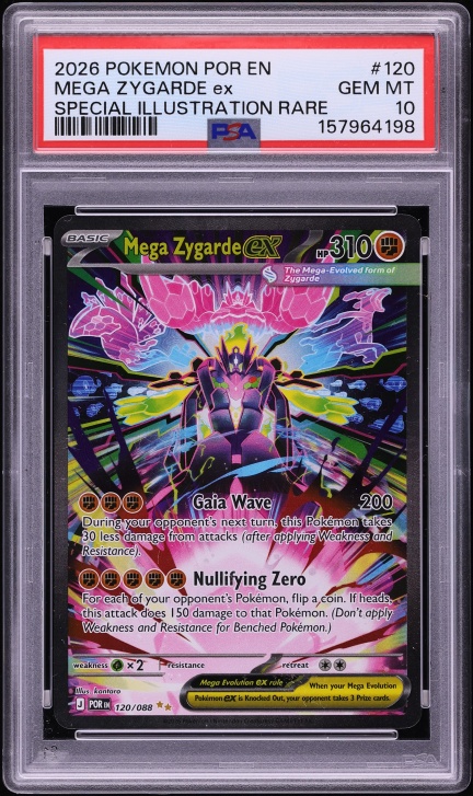 2026 Pokemon Japanese M3-Nullifying Zero SAR Mega Zygarde Ex #113