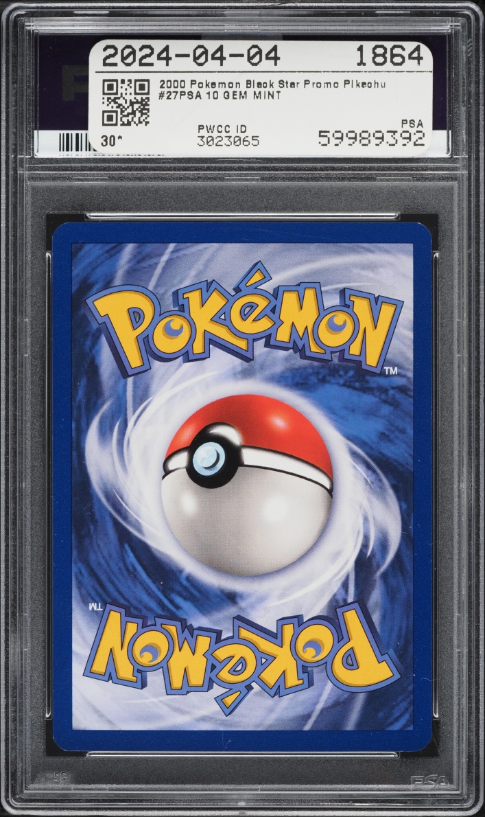2000 Pokemon Black Star Promo Pikachu #27 PSA 10 GEM MINT