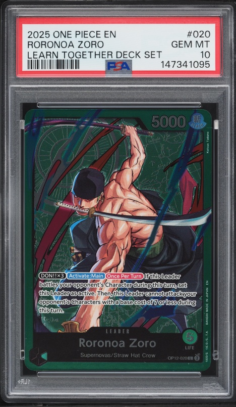 2022 One Piece Straw Hat Crew Super Pre-Release SR Roronoa Zoro