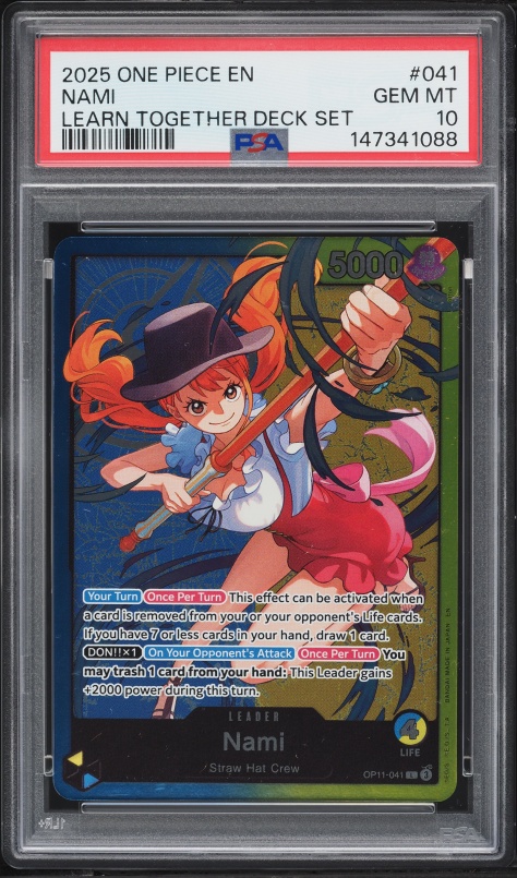 2025 One Piece Japanese Heroines Edition Alt Art Nami #EB03-053