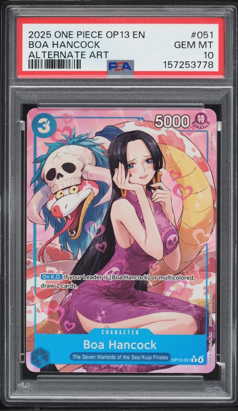 2025 One Piece Promo PSA Magazine Exclusive Leader Boa Hancock