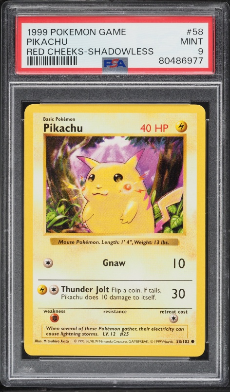 1999 Pokemon Base Set Promo Australia Poketour Pikachu #58 PSA 10