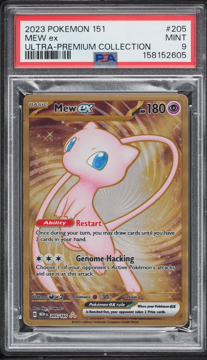 2023 Pokemon Scarlet & Violet 151 Ultra Premium Collection Full Art Mew ex #205 PSA 9 MINT