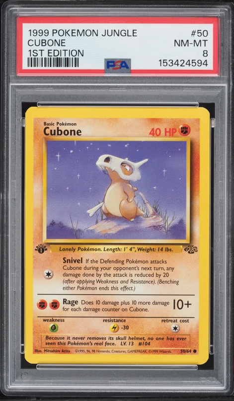 1995 cubone pokemon card value Cubone #50 Prices | Pokemon Jungle