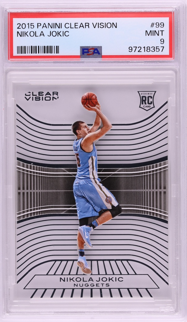 2015 Panini Clear Vision Nikola Jokic ROOKIE #99 PSA 9 MINT