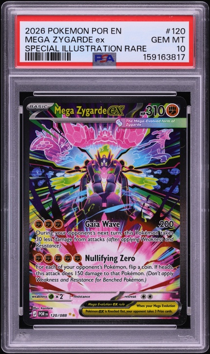 2026 Pokemon Japanese M3-Nullifying Zero SAR Mega Zygarde Ex #113