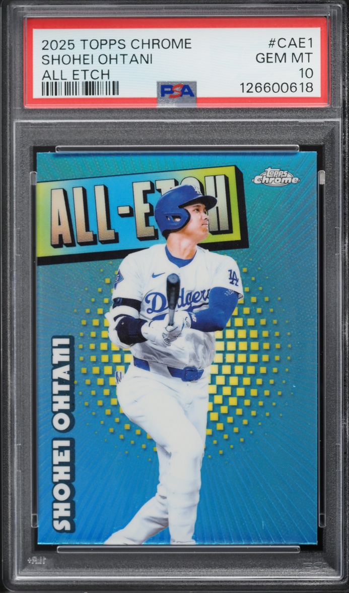 2025 Topps Chrome All-Etch Shohei Ohtani #CAE-1 PSA 10 GEM MINT