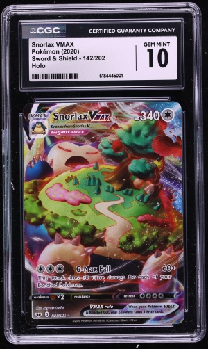 snorlax vmax pokemon card value Buy - 142/202 When your Pokmon VMAX is Knocked Out Pokemon Card Game/[S8b] VMAX Climax]Snorlax