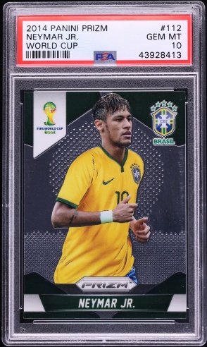 2014 Panini Prizm World Cup Neymar Jr AUTO #112 PSA/DNA 10 GEM