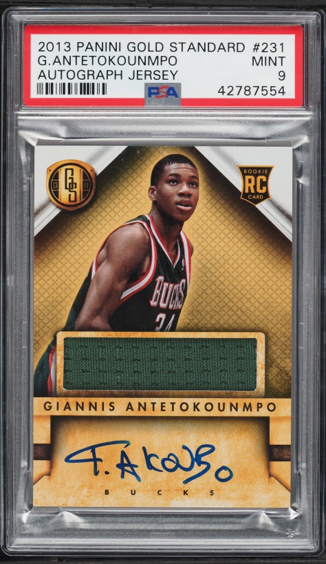 その他 GIANNIS antokounmpo 2013 SELECT RC PSA10 2013 Panini Gold Standard Giannis Antetokounmpo RC PATCH AUTO DNA