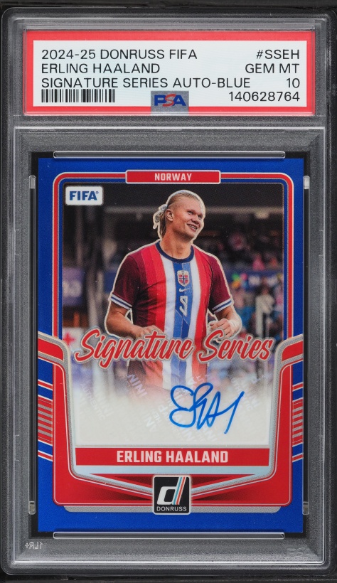 2020 Topps Chrome Bundesliga Gold Wave Refractor Erling Haaland