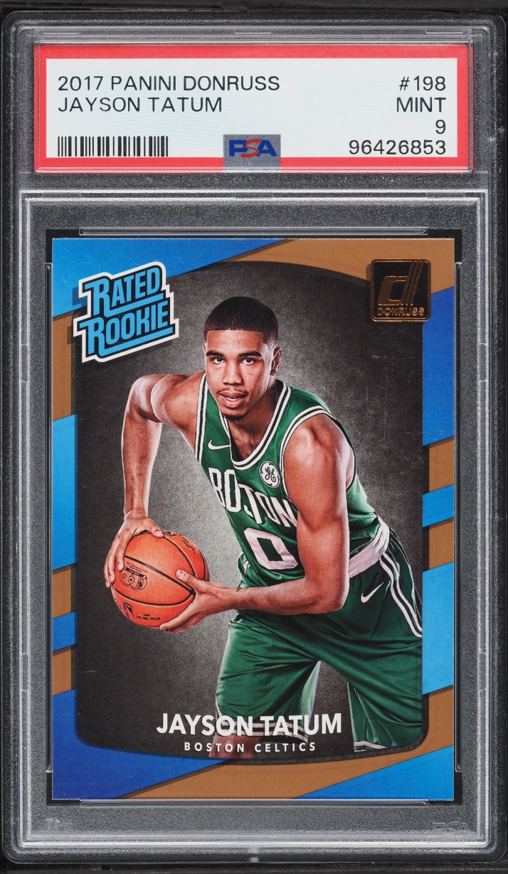 2017 Donruss Basketball Jayson Tatum ROOKIE #198 PSA 9 MINT