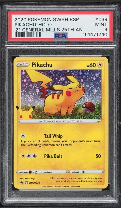 2020 Pokemon Japanese SM Promo Pikapika! Holo Pikachu #124 PSA 10