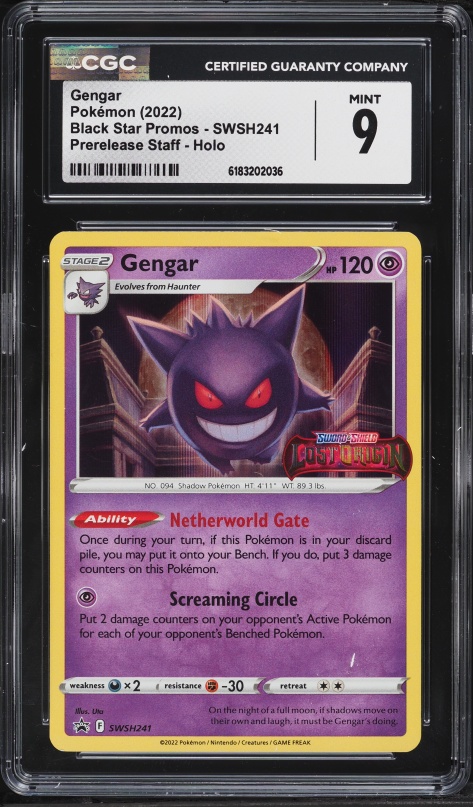 2022 Pokemon Japanese Sword & Shield Dark Phantasma CHR Gengar #74