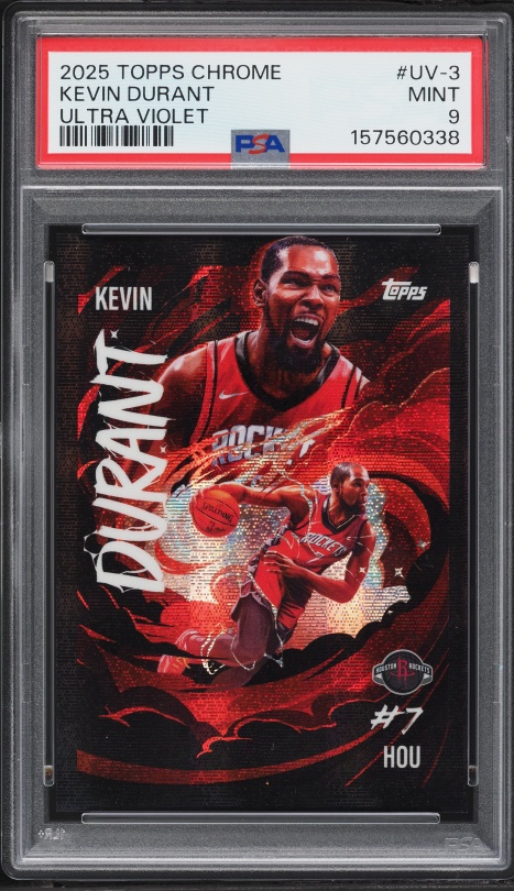 2007 Topps Chrome Orange Refractor Kevin Durant ROOKIE /199 #131