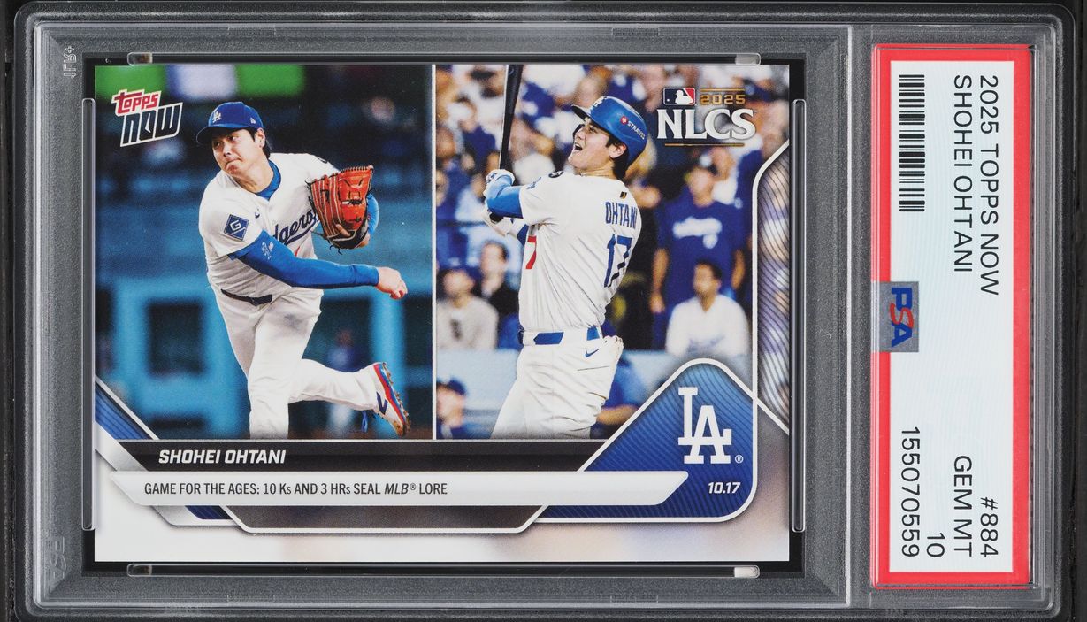2025 Topps Now Shohei Ohtani #884 PSA 10 GEM MINT
