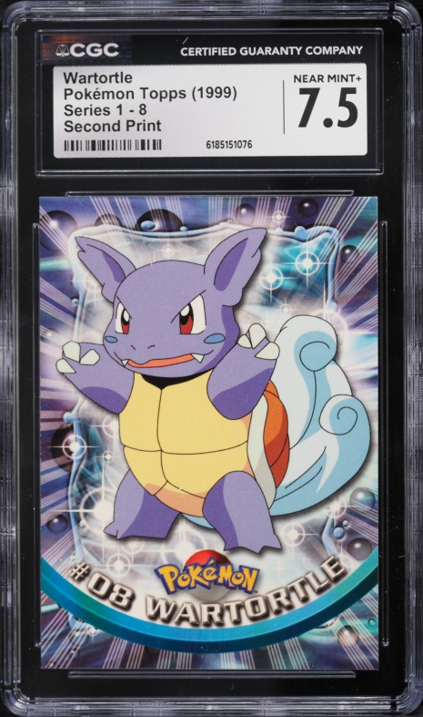 1997 PSA9 Wartortle】topsun Pokémonトップサン POKEMON 1997