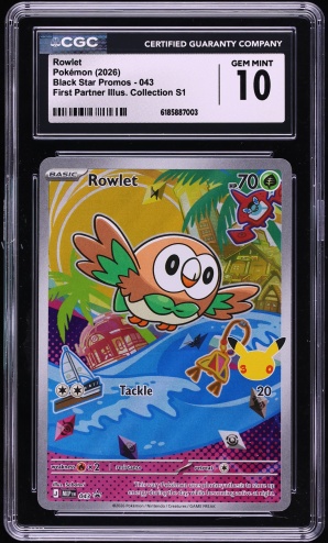 rowlet holographic pokemon card Rowlet 090/088 Me03: Perfect Order Holo