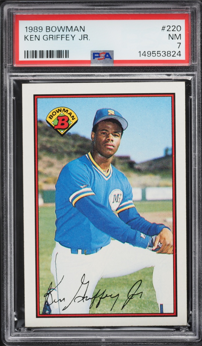 1989 Bowman Ken Griffey Jr. ROOKIE #220 PSA 7 NRMT