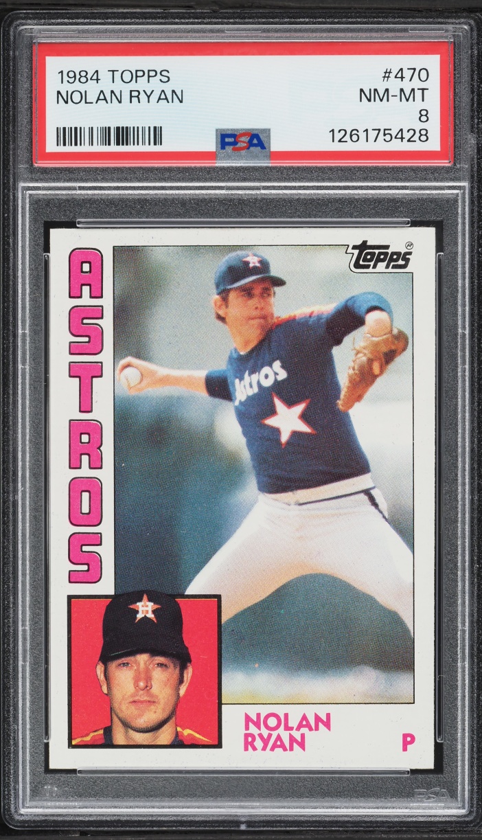 1984 Topps Nolan Ryan #470 PSA 8 NM-MT