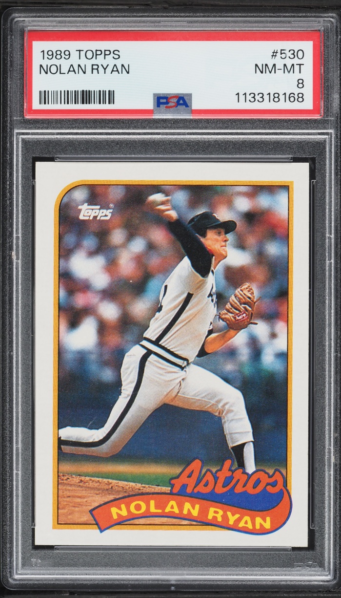 1989 Topps Nolan Ryan #530 PSA 8 NM-MT