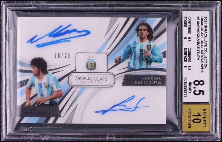 2021 Futera Unique World Football Triumph Diego Maradona PATCH /18