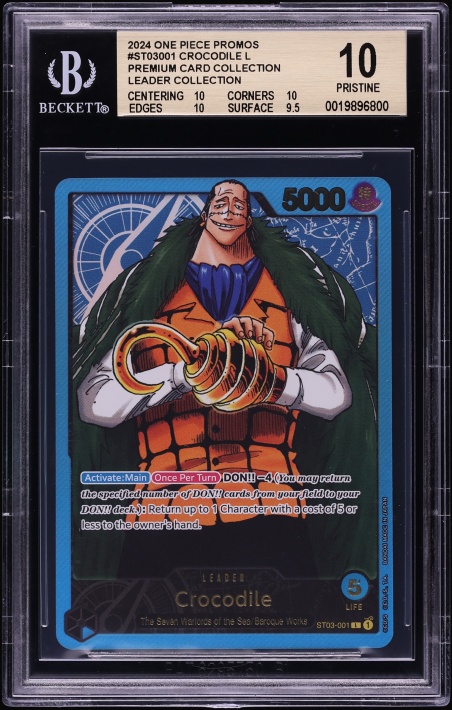 2024 One Piece Japanese Premium Leaders Collection Crocodile #ST03