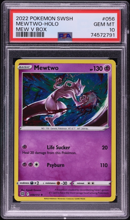 2016 Pokemon Japanese CP6 20th Anniversary 1st Edition Holo Mewtwo