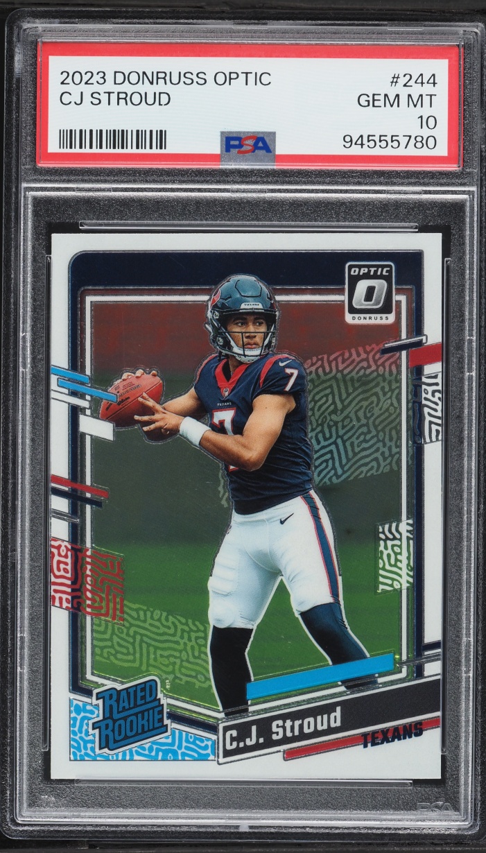 2023 Donruss Optic C.J. Stroud ROOKIE #244 PSA 10 GEM MINT