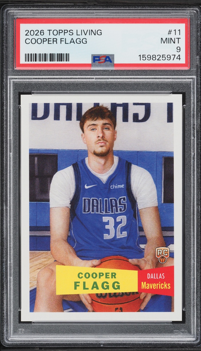 2026 Topps Living Cooper Flagg ROOKIE #11 PSA 9 MINT