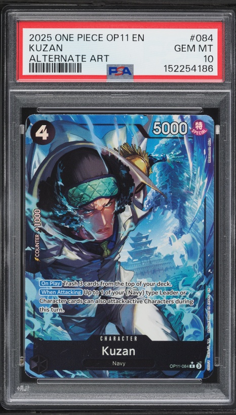 2025 One Piece Legacy Of The Master Alt Art Leader Kuzan #OP12-040