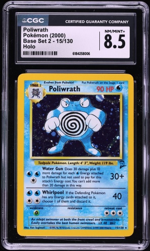 holographic poliwrath pokemon card value Misty's - 31/132 Non-Holo Rare Fighting Water Split Spiral Punch (60) Your opponents Active Pokémon is now Confused Poliwrath - 32/149
