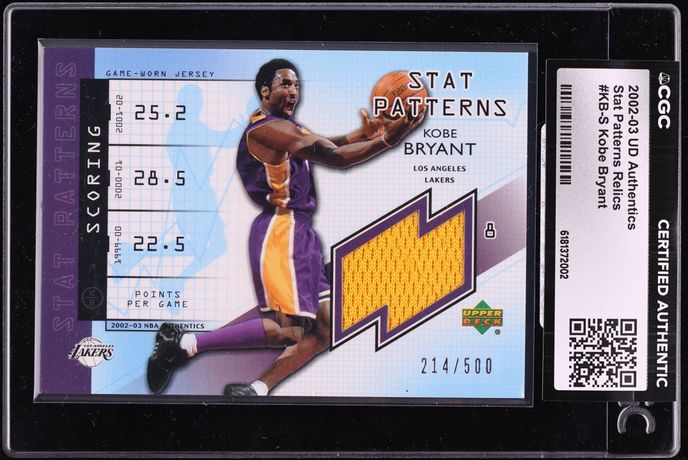 2001 Upper Deck Playmakers Kobe Bryant #39 PSA 9 MINT on Fanatics