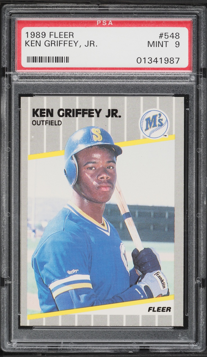 1989 Fleer Ken Griffey Jr. ROOKIE #548 PSA 9 MINT