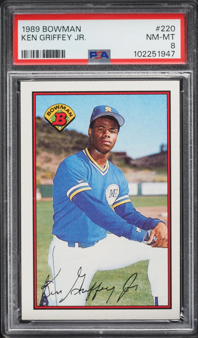1989 Bowman Ken Griffey Jr. ROOKIE #220 PSA 8 NM-MT