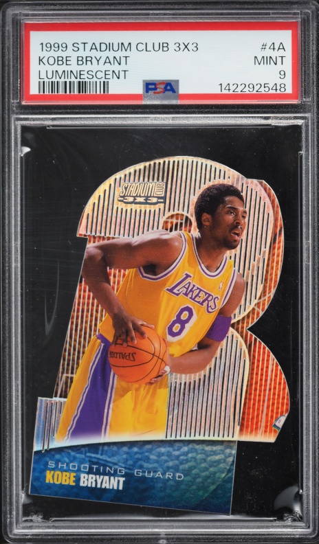 1999 Topps Stadium Club Kobe Bryant #117 SGC 9 MINT on Fanatics