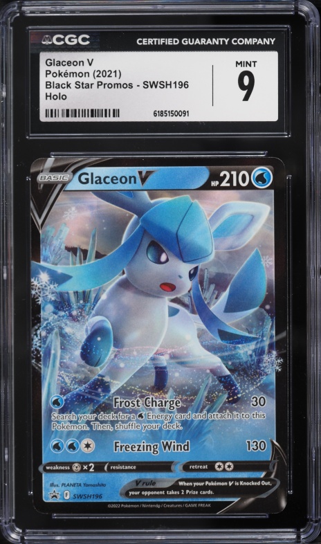 glaceon v pokemon card value GameStop 2021 Sword & Shield Evolving Skies 040 PSA 10 [U] Frozen Awakening Search your deck for a card that evolves from this Pokemon and put it onto this Pokemon to evolve it 2021 Pokemon Sword & Shield