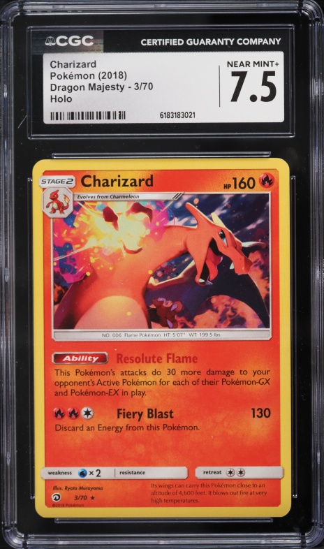 charizard pokemon card 3/70 Pokémon TCG: ex Super-Premium Collection (3 Foil Promo Cards, 1 Card-Display Figure & 10 Booster Packs) : Toys & Games Evolves from Charmeleon Charizard #3 Prices | Pokemon