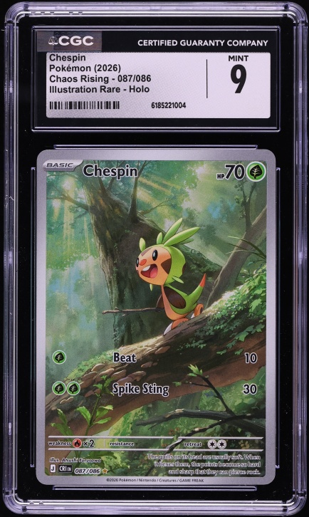 chespin pokemon card value - (12/146) Evolves from null Type Carta Pokemon Chespin 087/086 Chaos