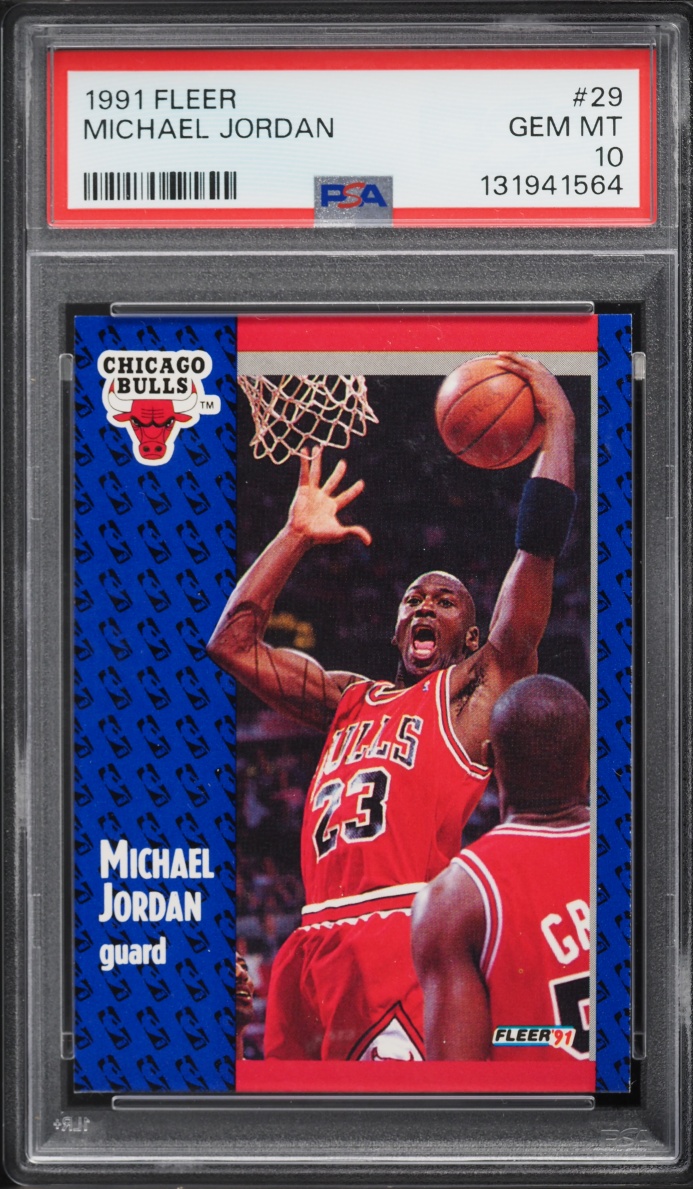 1991 Fleer Basketball Michael Jordan #29 PSA 10 GEM MINT