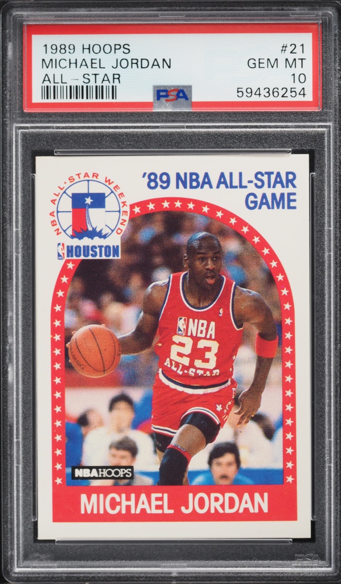 1989 Hoops Michael Jordan ALL-STAR #21 PSA 10 GEM MINT