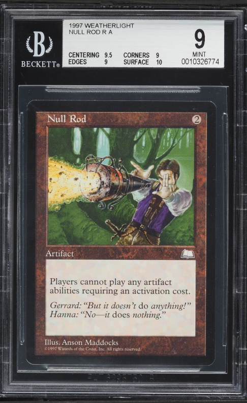 1994 Magic The Gathering MTG Revised Edition Mahamoti Djinn CGC 10